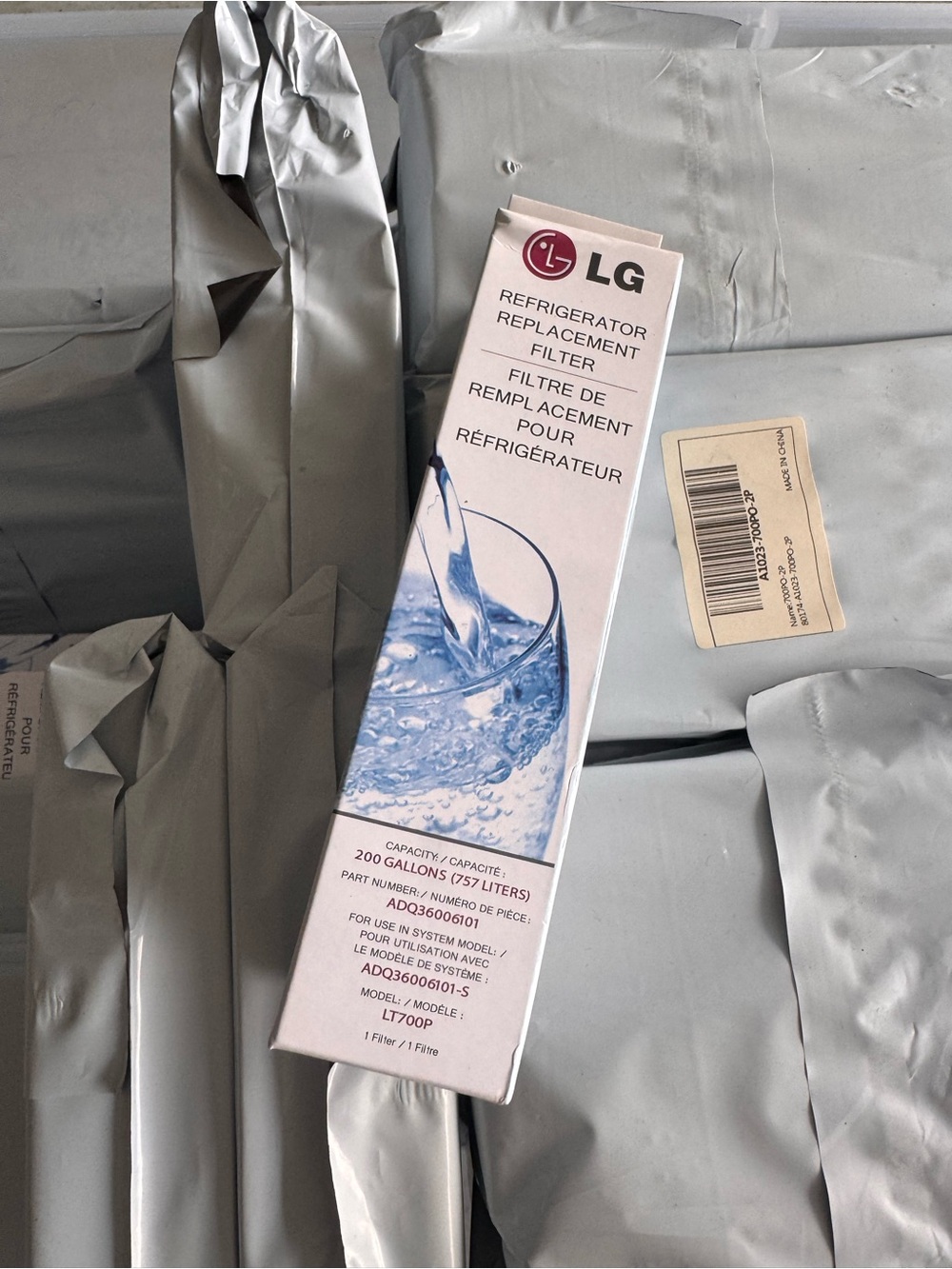 LG Refrigerator Replacement Water Filter - White/Blue ( 10 pack )